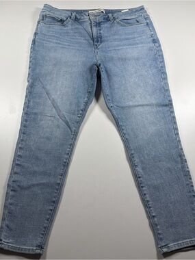 Denver Hayes Light Wash High Rise Skinny Jeans 18x29